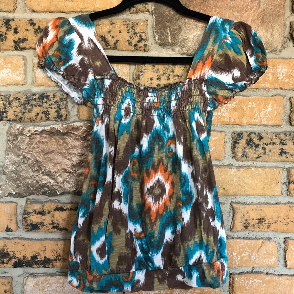 Southwest & Coachella vibes — cute cotton top